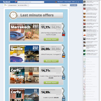 Diseño apliacion de Facebook